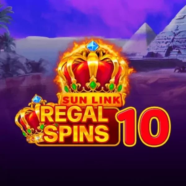 Regal Spins 10 online game logo by PatePlay on magiuscasino.gr
